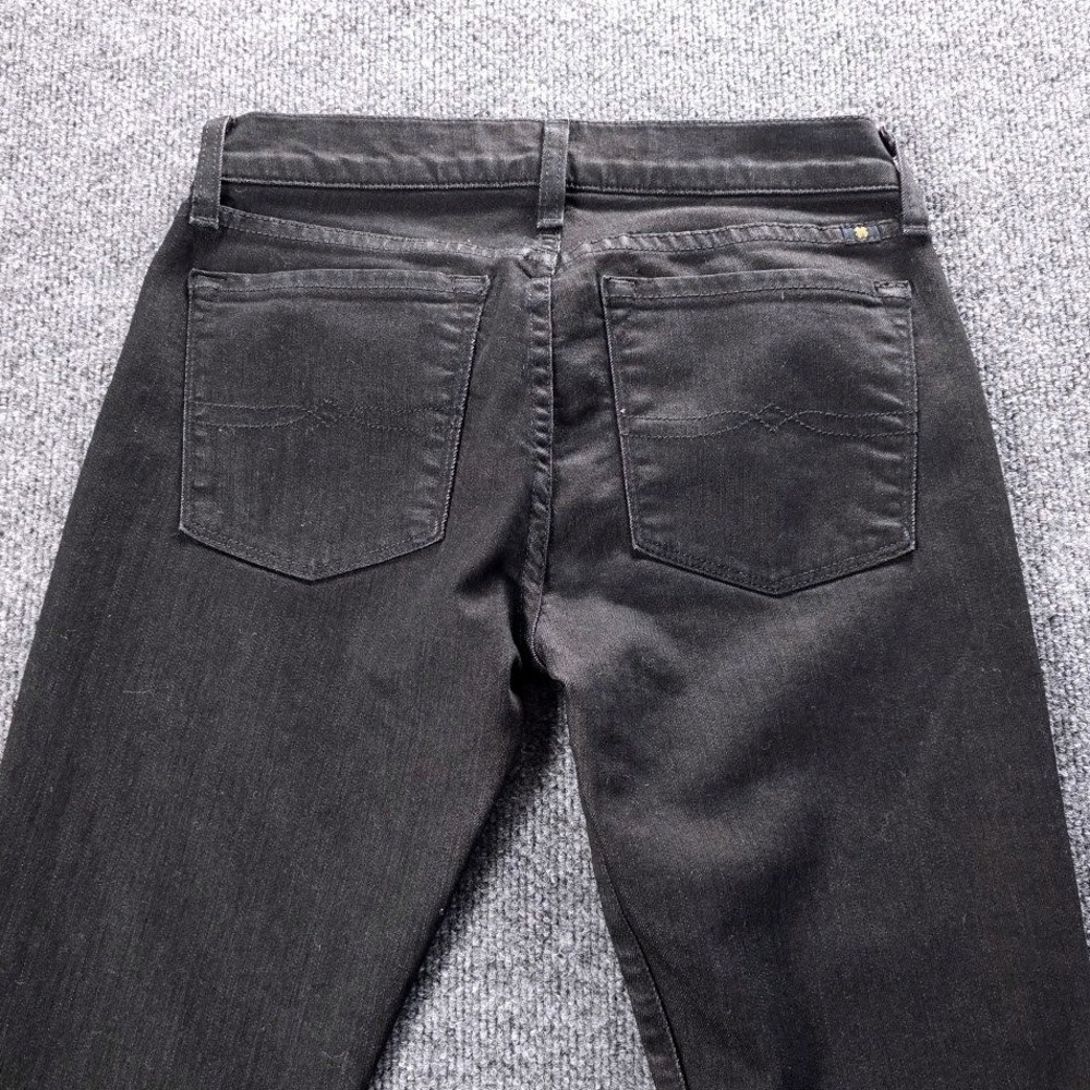 Lucky Brand Charlie Skinny Jeans‎ Womens 2 26 Black Denim Made in USA Low Rise - Picture 10 of 10
